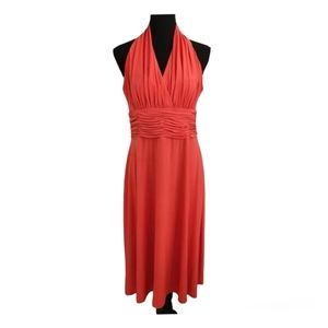 NEW! Evan - Picone Coral Sleeveless Cocktail Dress Size 8